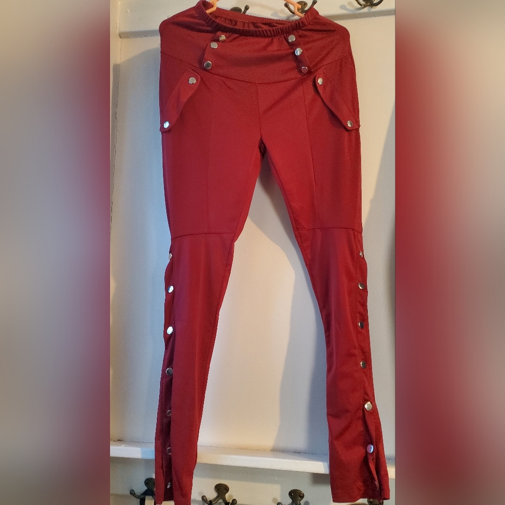 Women's steampunk/military style pants